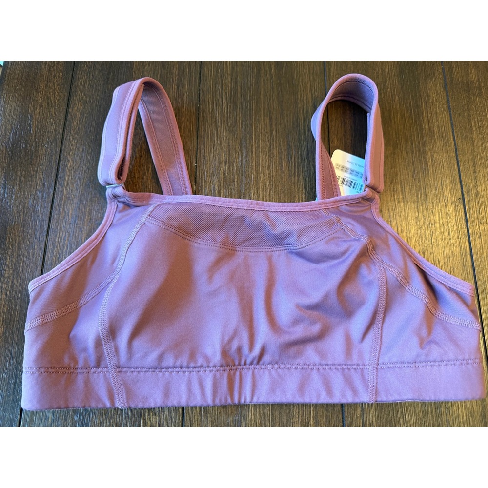 Syrokan High Impact Sports Bra Umber Purple Mesh Wireless 36C A240